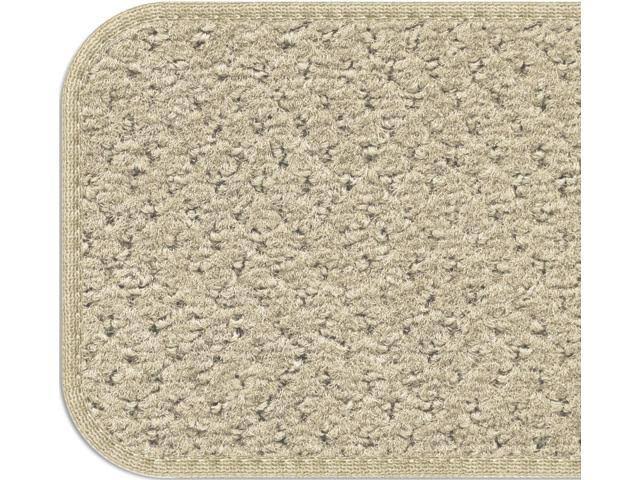 Set of 15 Ivory Cream Carpet Stair Treads H433