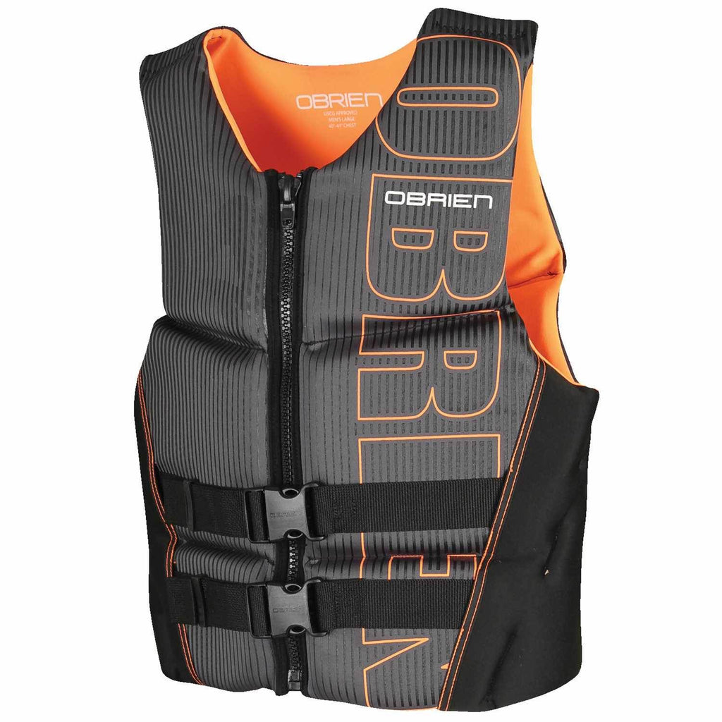 Black/Orange Neoprene Life Vest Size XL V909