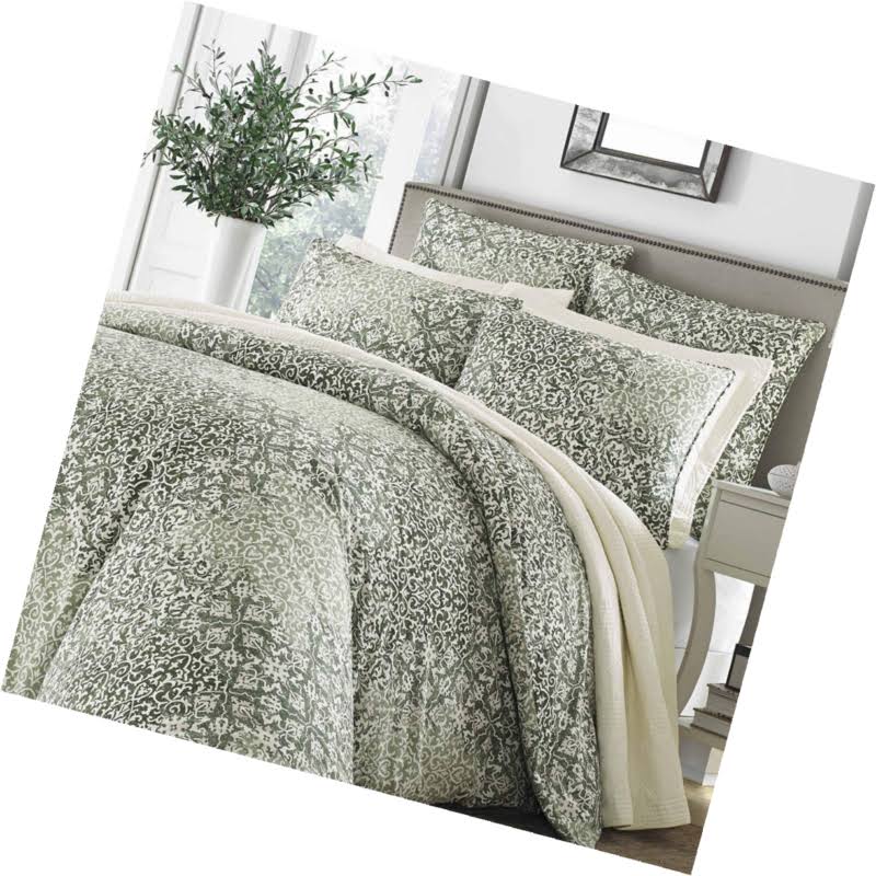 Green King Duvet Cover Set R2457