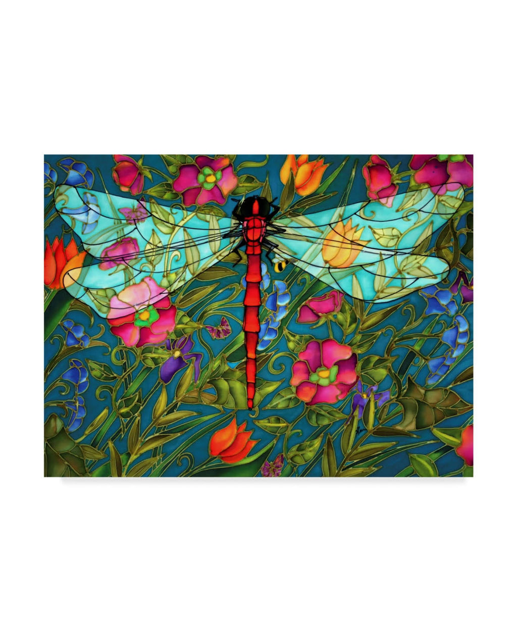 Holly Carr Red Dragonfly Canvas G5725