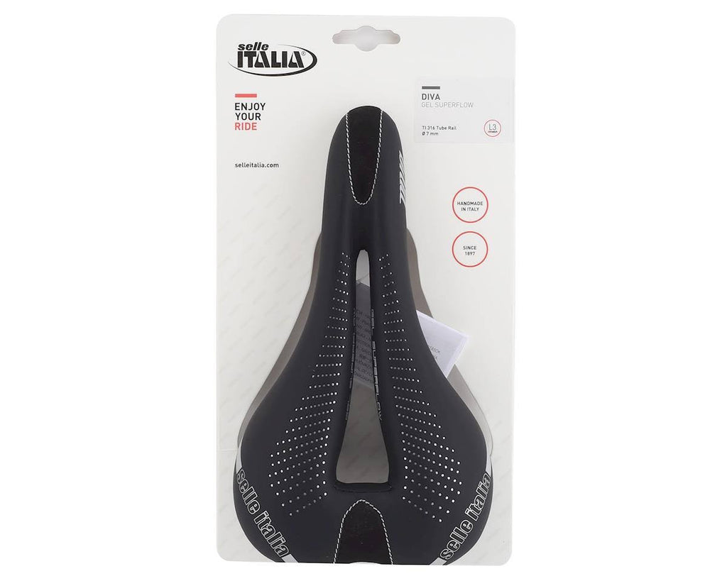 Black Gel Superflow Saddle K4646