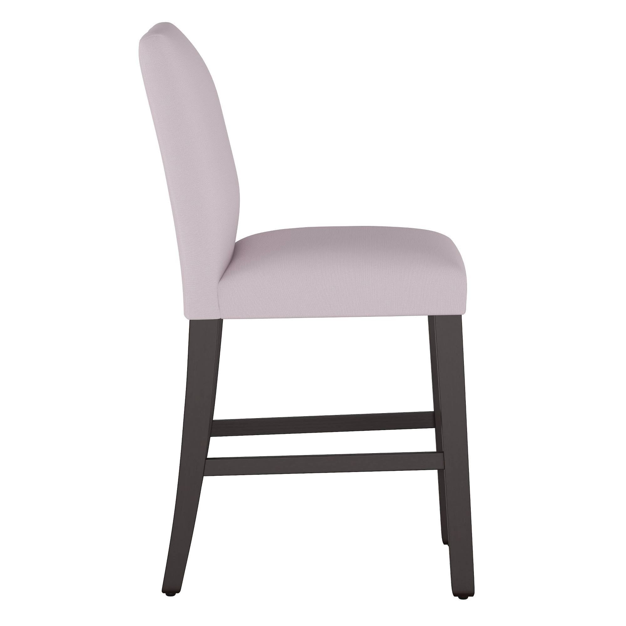 Lavender Linen Counter Height Barstool O566