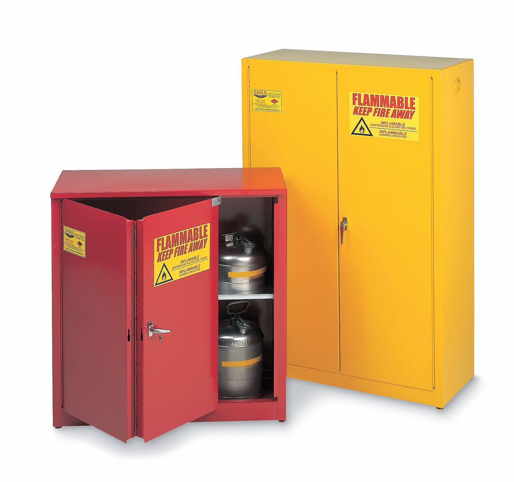 Red 30 Gal Flammable Safety Cabinet N532971