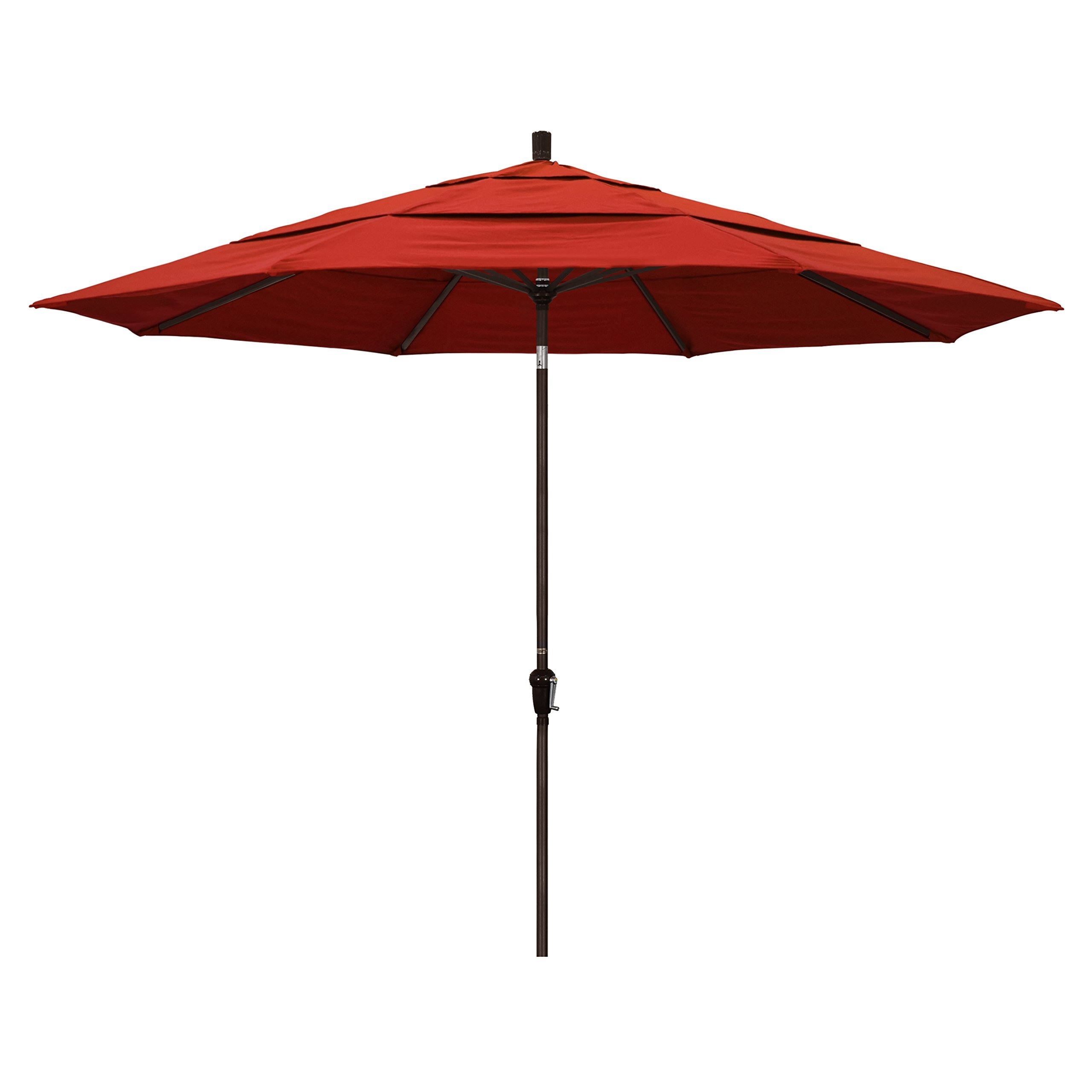 11 ft. Bronze Aluminum Market Patio Umbrella H436