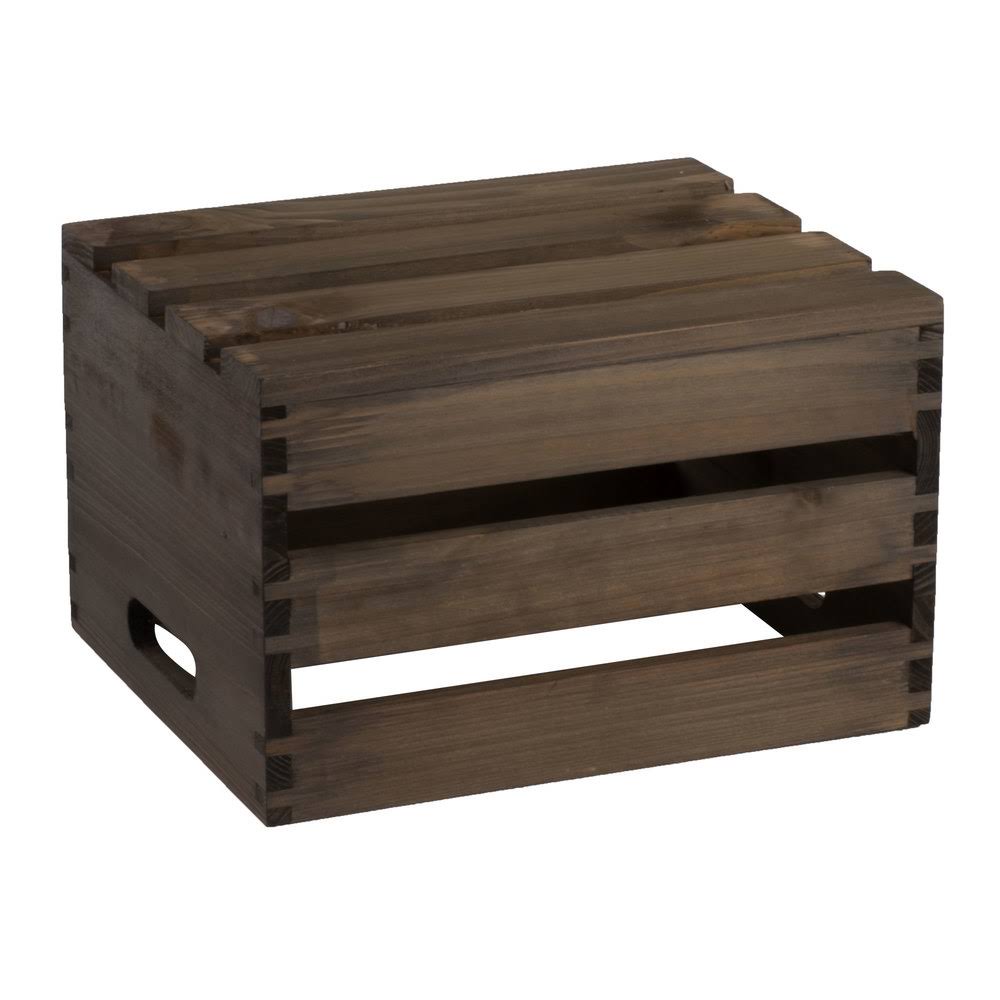 Vintage Wood Rectangular Crate C386