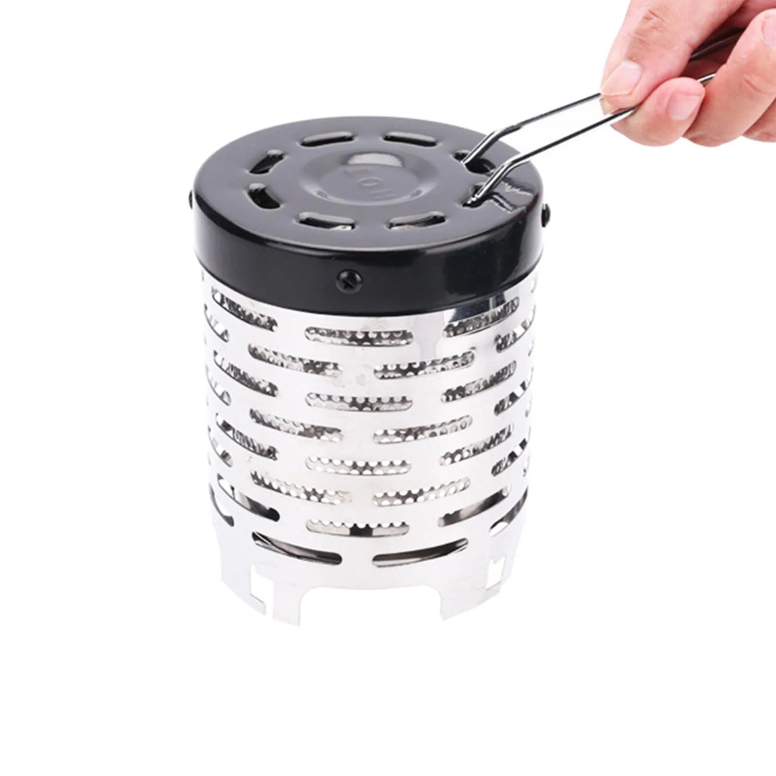 Mini Heater Gas Heater with Handle Black Lid Q7555