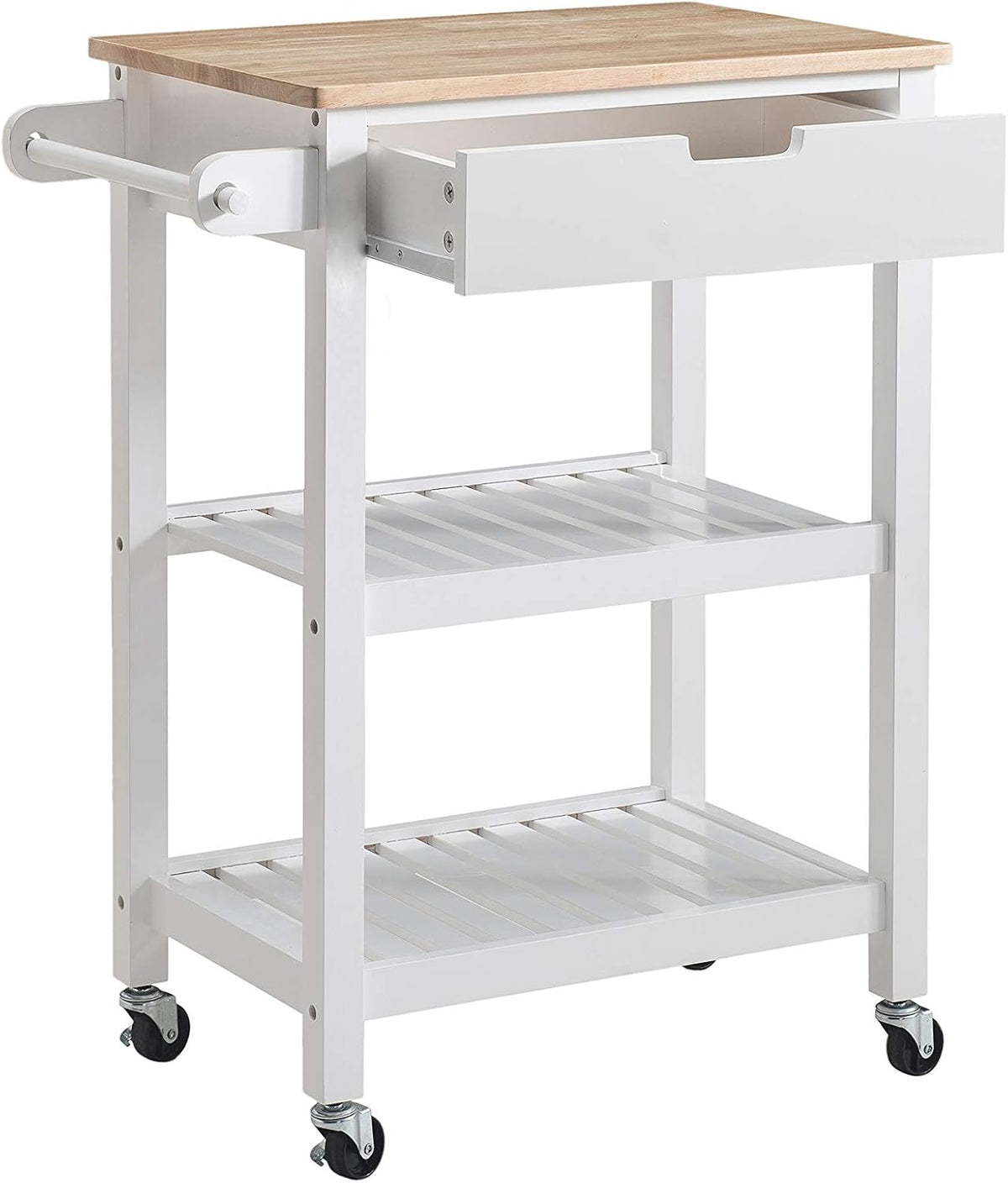White Kitchen Cart V731336