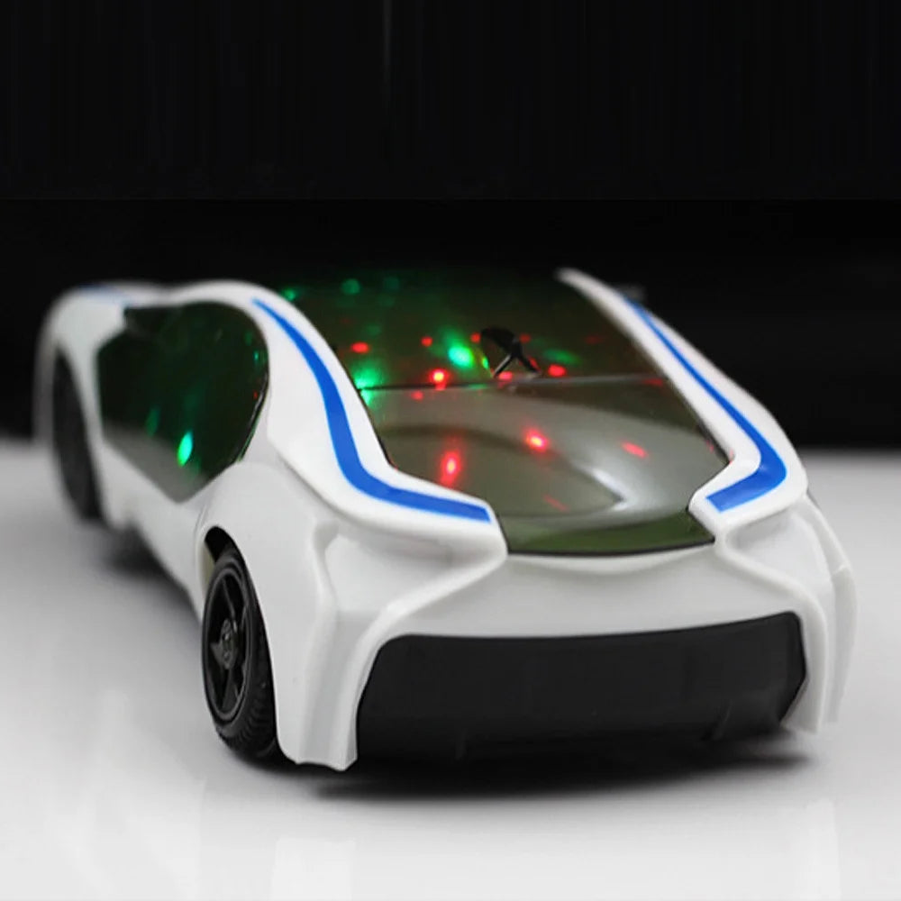 3D Supercar Style Electric Toy Car with Wheel Lights & Music B23696