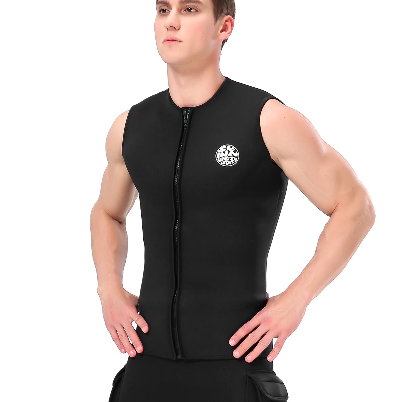 Thermal Sleeveless Neoprene Wetsuit Vest G9932