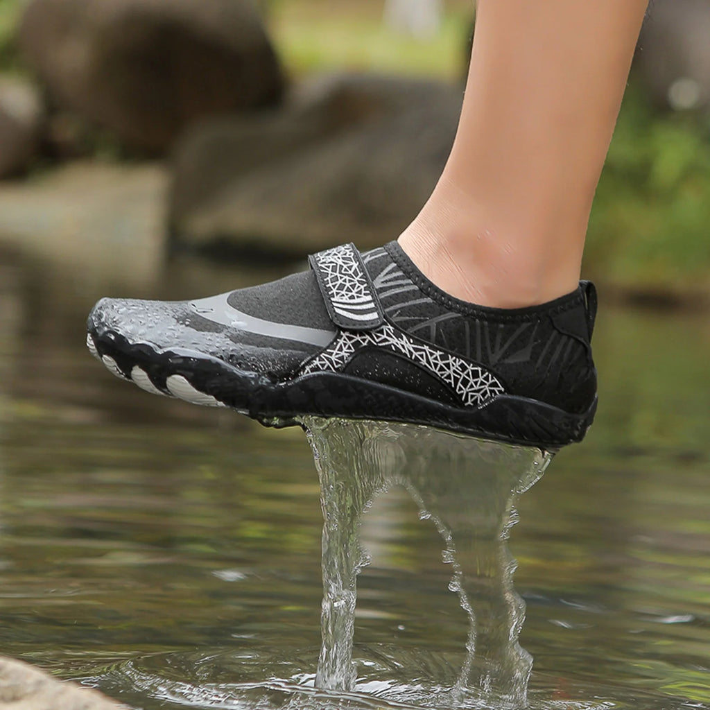 Couples Slip On Elastic Five Toe Shoes V747