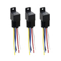 3pcs 5 Pin DC 36V 40A Car Motor Relay with Harness R42697