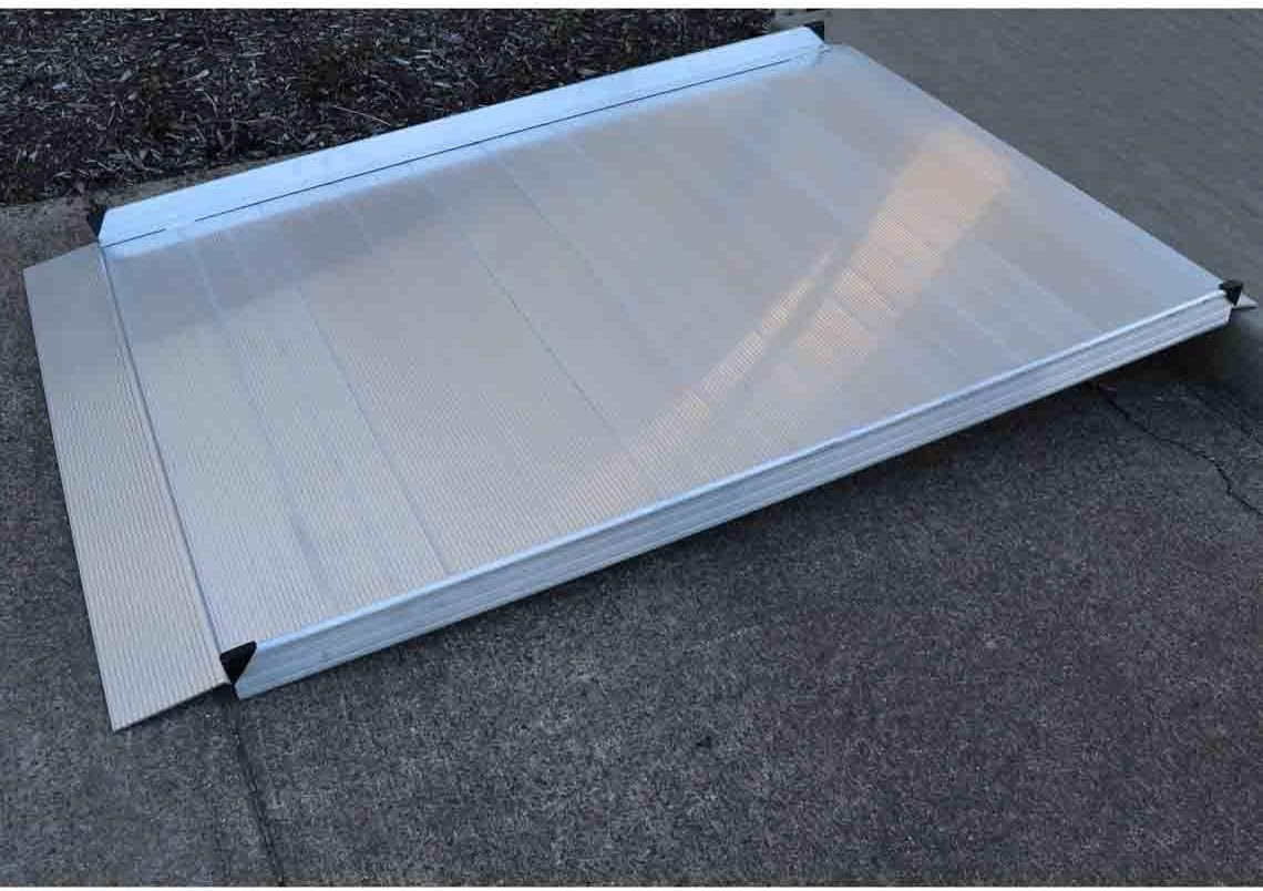6 Foot Aluminum Wheelchair Entry Ramp K888