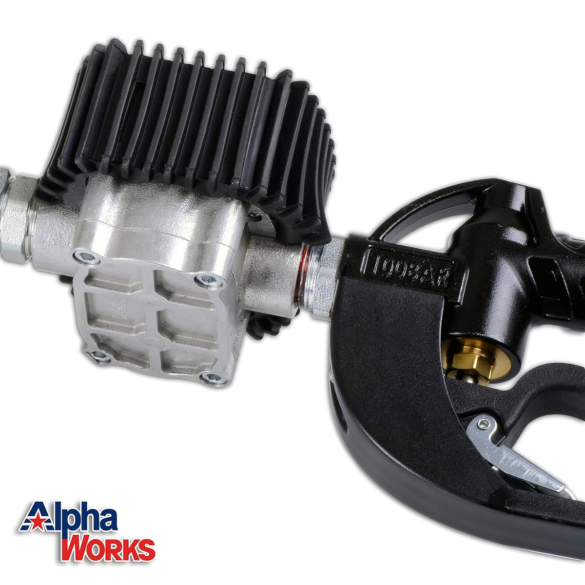 10 GPM Pneumatic Oil Control Valve Meter Nozzle with Flexible Spout X2976