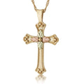 Black Hills Gold Cross Necklace S280