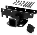 Hitch & Cover Kit 2 inch Rear Receiver Hitch Tow Towing Trailer Hitch Pack of 2 Y11583