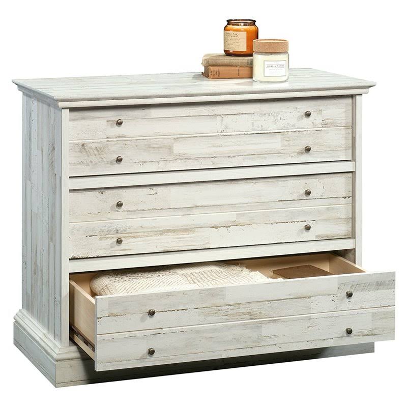 White Plank 3-Drawer Chest T53887