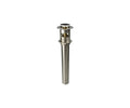 Black Round Lavatory Drain with Overflow B347399