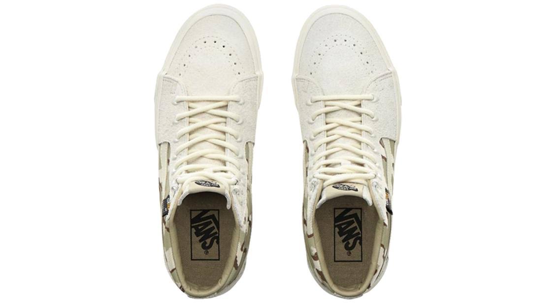 White Asparagus Camo Sk8-Hi Shoes Z833