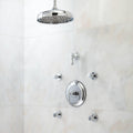 Chrome Double Handle Shower System N827