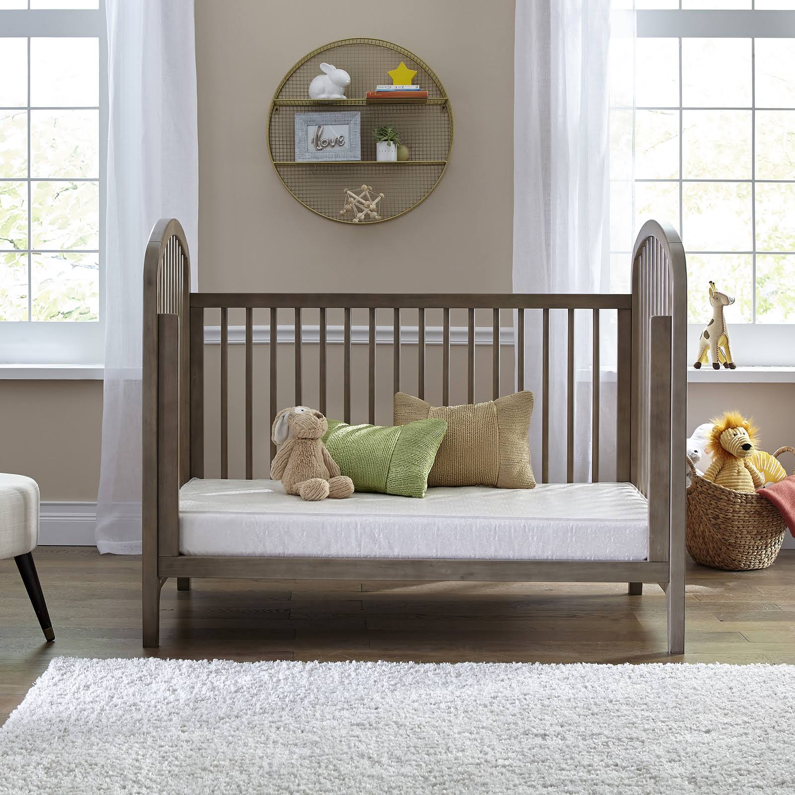 2-Stage Soy Memory Foam Crib and Toddler Mattress X1078