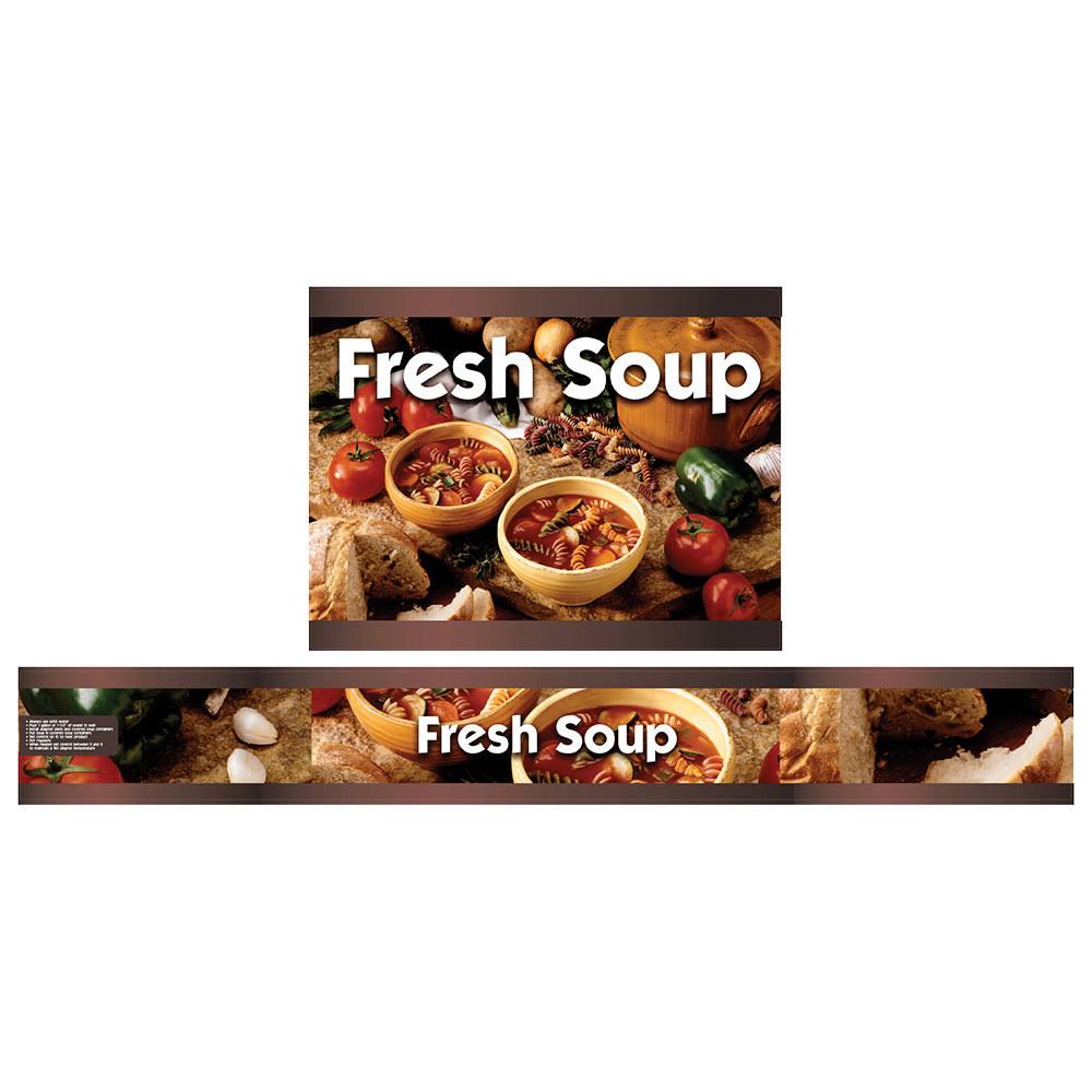 Cayenne Full-Size Soup Merchandiser with Menu Board, 4-qt Pack A80535