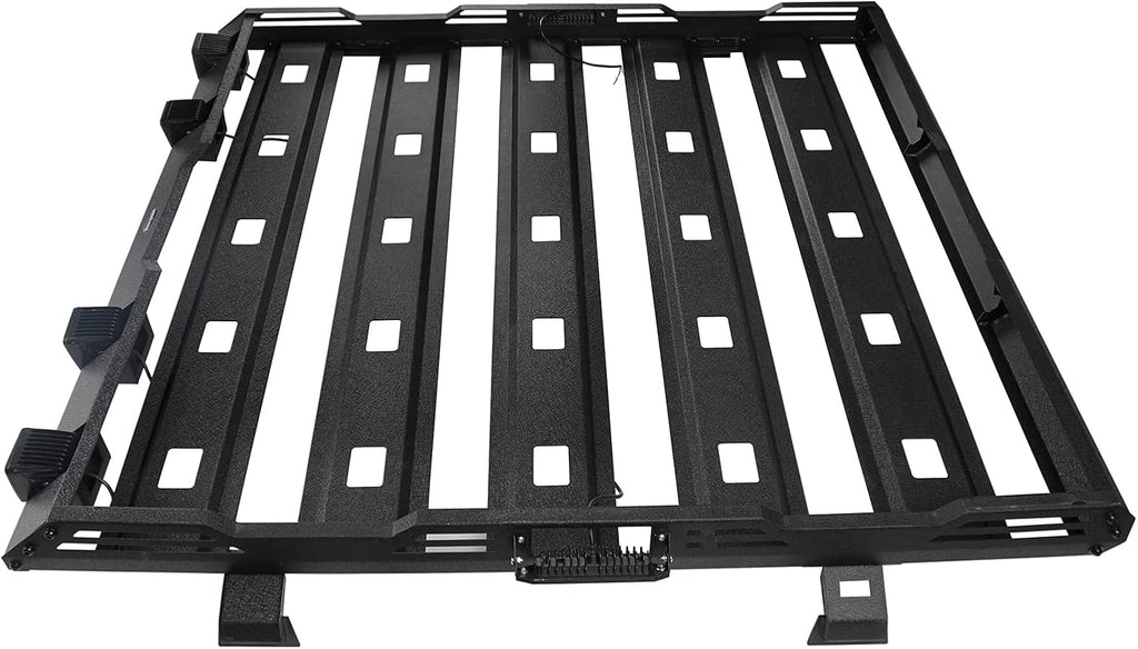 Roof Rack Cargo Basket Carrier for Jeep Wrangler JL 4 Doors Gladiator JT I26570