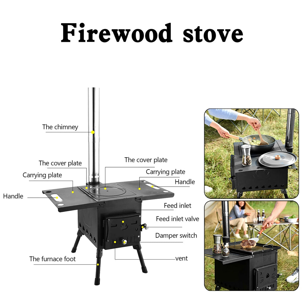 Portable Camping Wood Burning Stove L513701