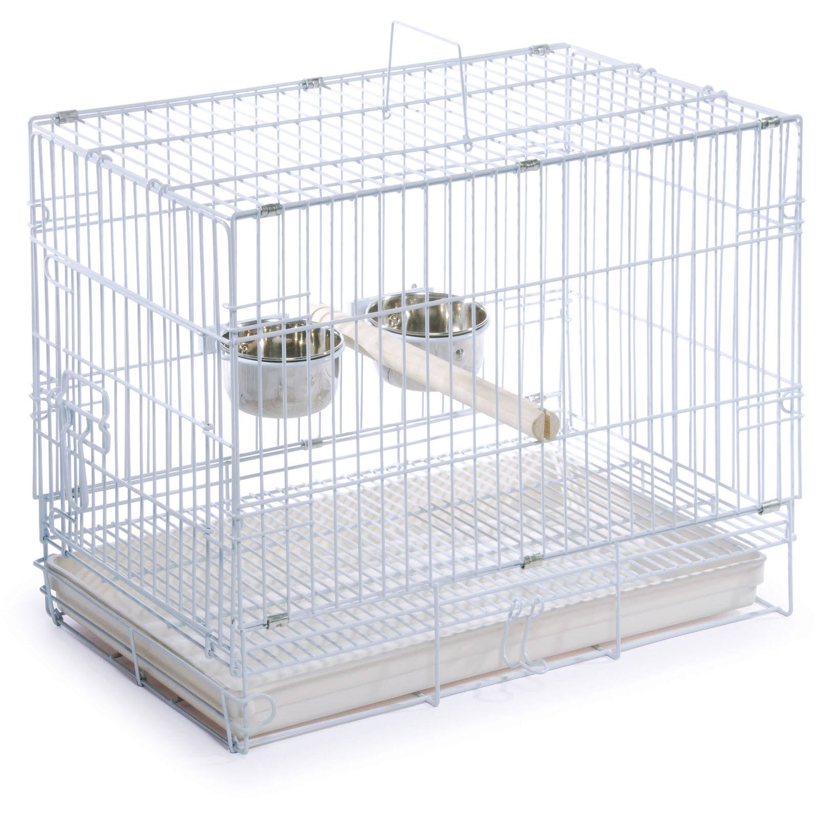 White Travel Bird Cage P511862