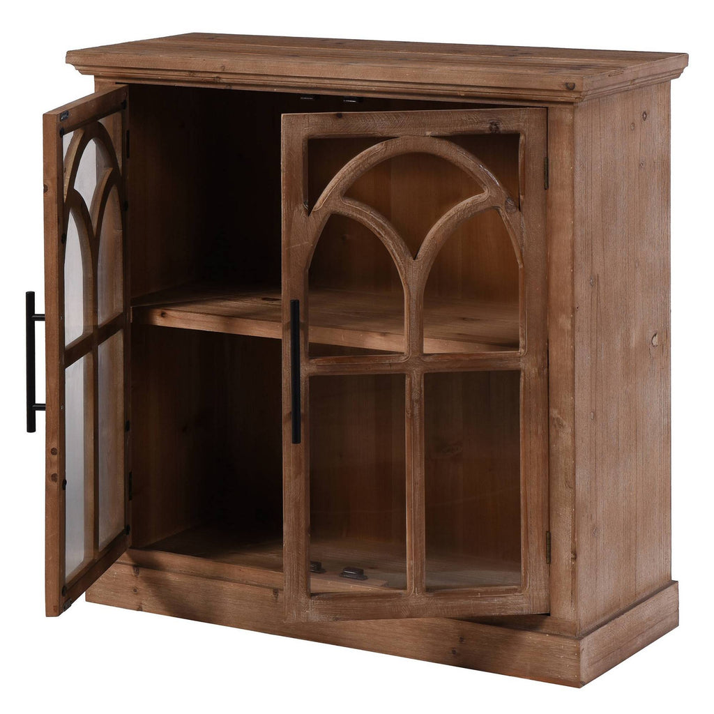 Light Pine Black Cabinet V2367