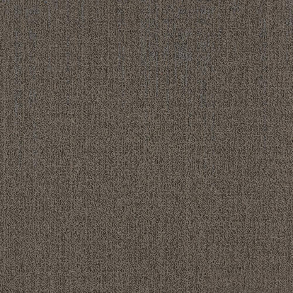 Brown 19.68 in. x 19.68 in. Carpet Tiles (8 Tiles/Case) V380049
