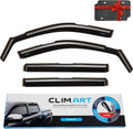 4pcs in-Channel Window Deflectors for Chevrolet Silverado/GMC Sierra 1500 Crew Cab Q7160