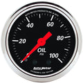 Black Mechanical Oil Pressure Gauge B783