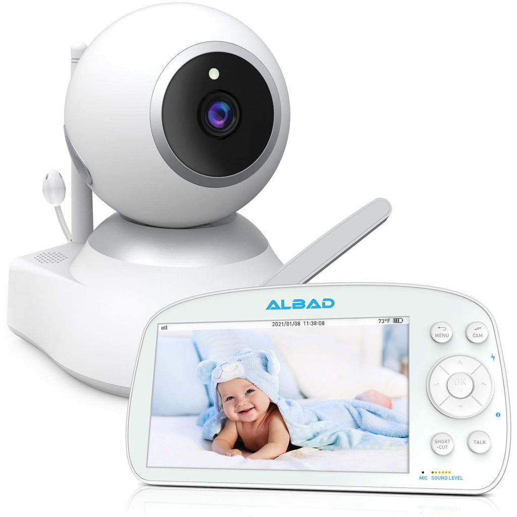 5.5 Screen 1080P HD Video Baby Monitor with Camera and Audio L174