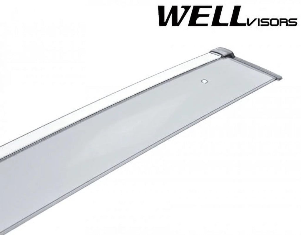 Smoke Tinted Clip-On Side Window Visors H714