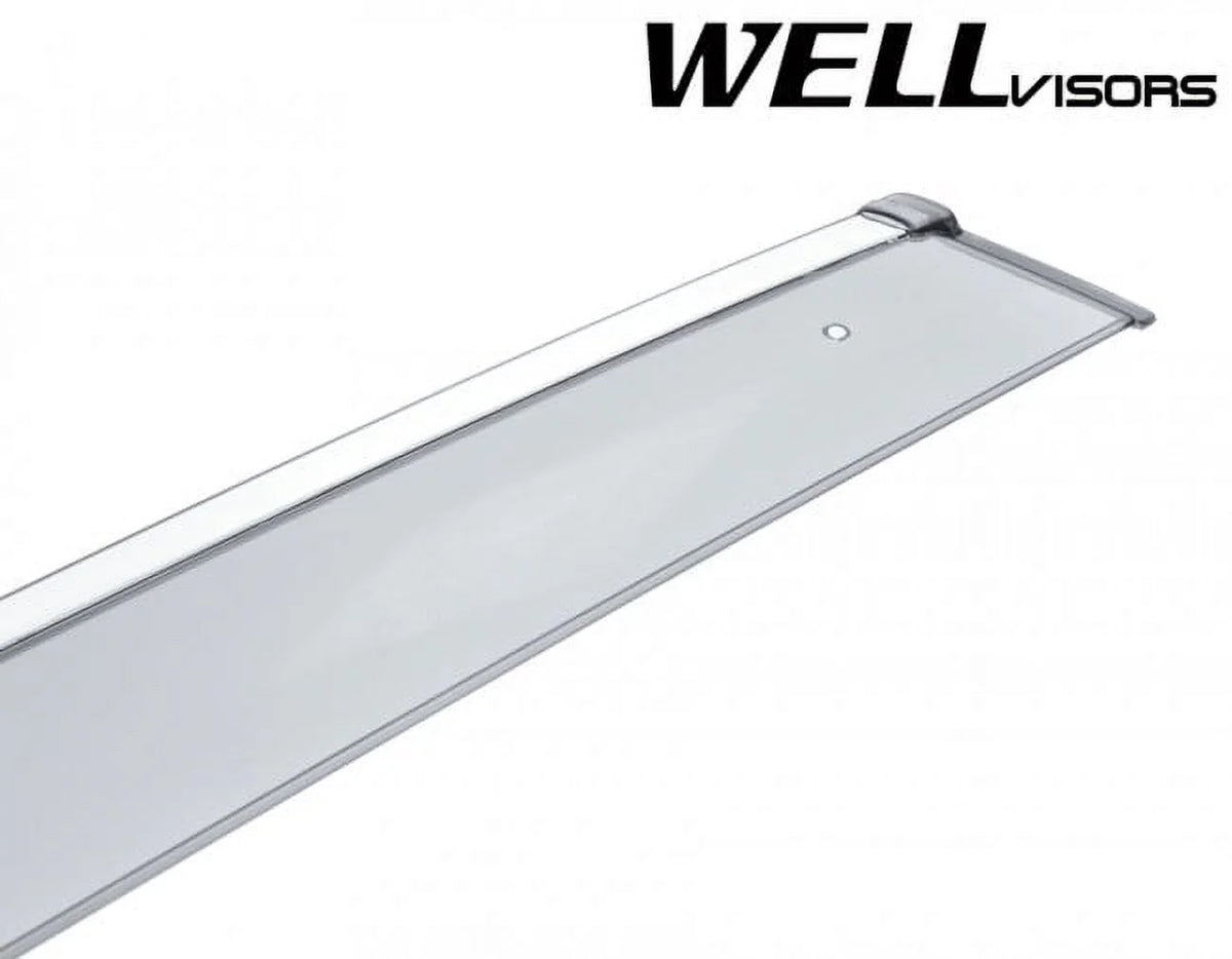 Smoke Tinted Clip-On Side Window Visors H714