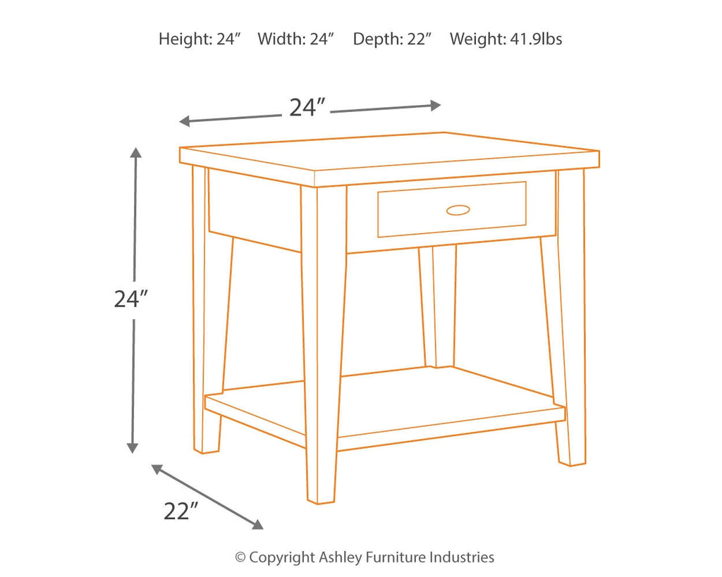 Rectangular End Table U957