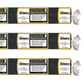 4 Foot Woven Weed Barrier Landscape Fabric 300 Feet 3 Pack J27024