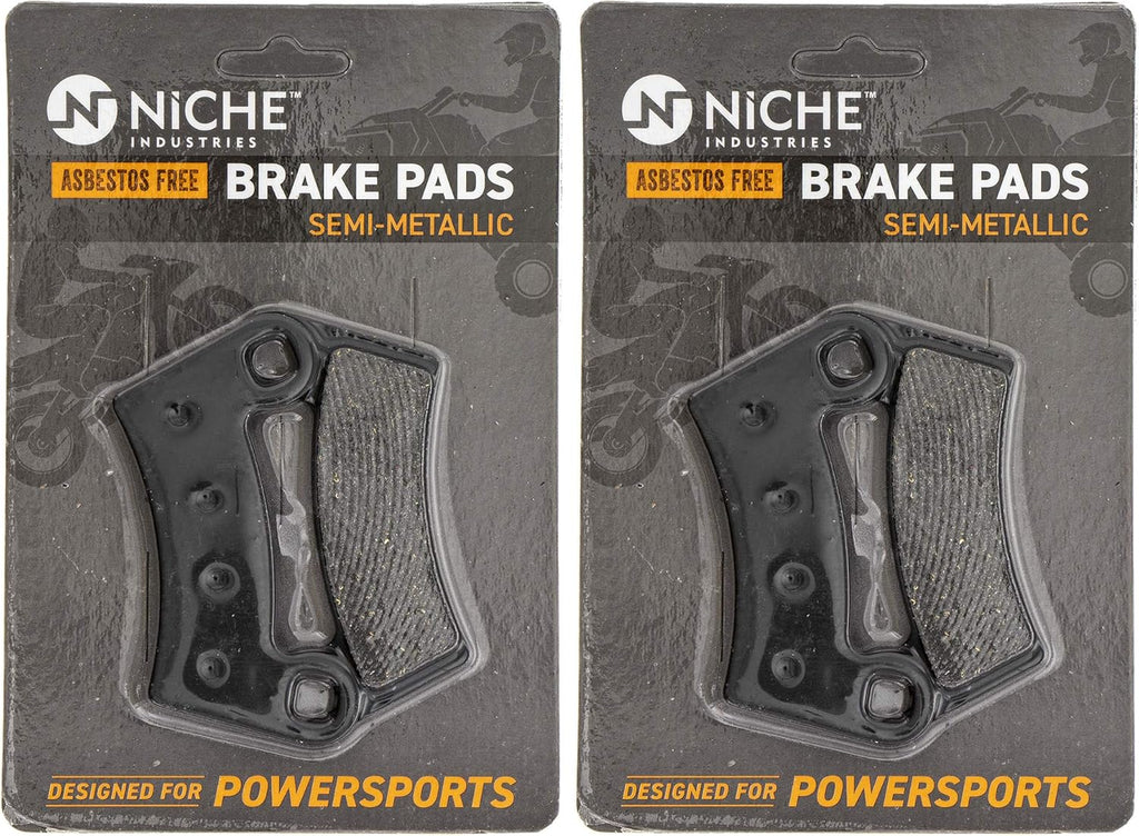 Rear Left Right Brake Caliper Pad Set for Polaris Scrambler Sportsman 550 850 1000 XP S8144