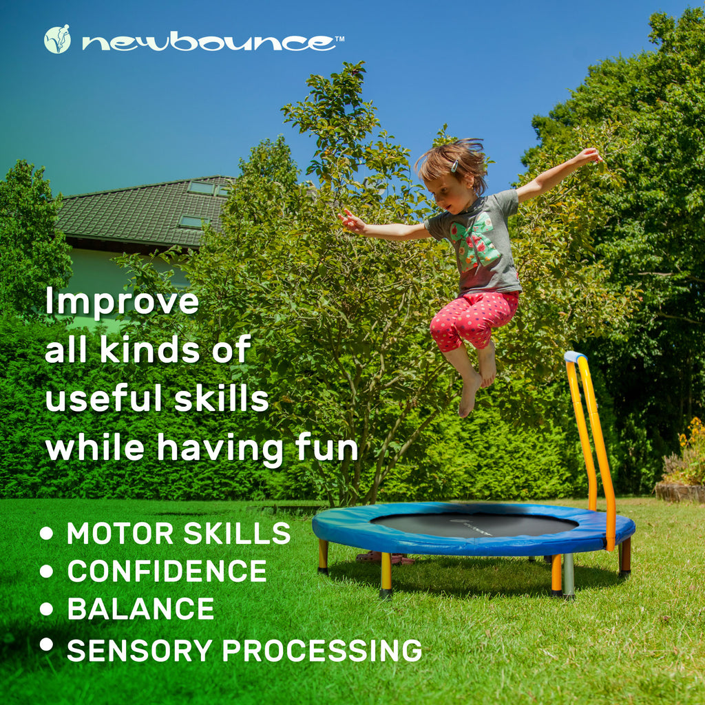 Foldable Mini Trampoline with Handlebar L620
