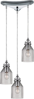 3 Light Chandelier, Polished Chrome H17426