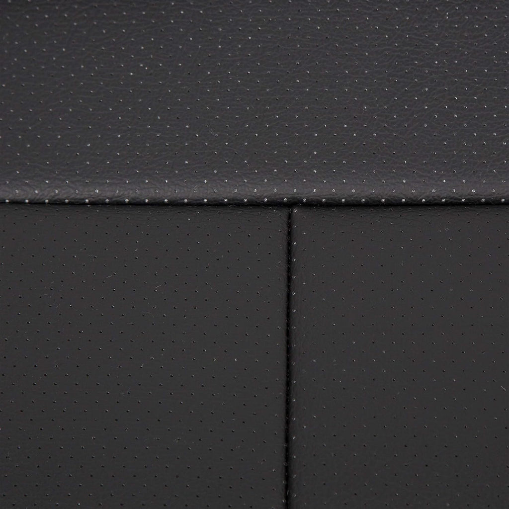 Black Synthetic Leather Seat Covers for Ford F150 Super Crew O214