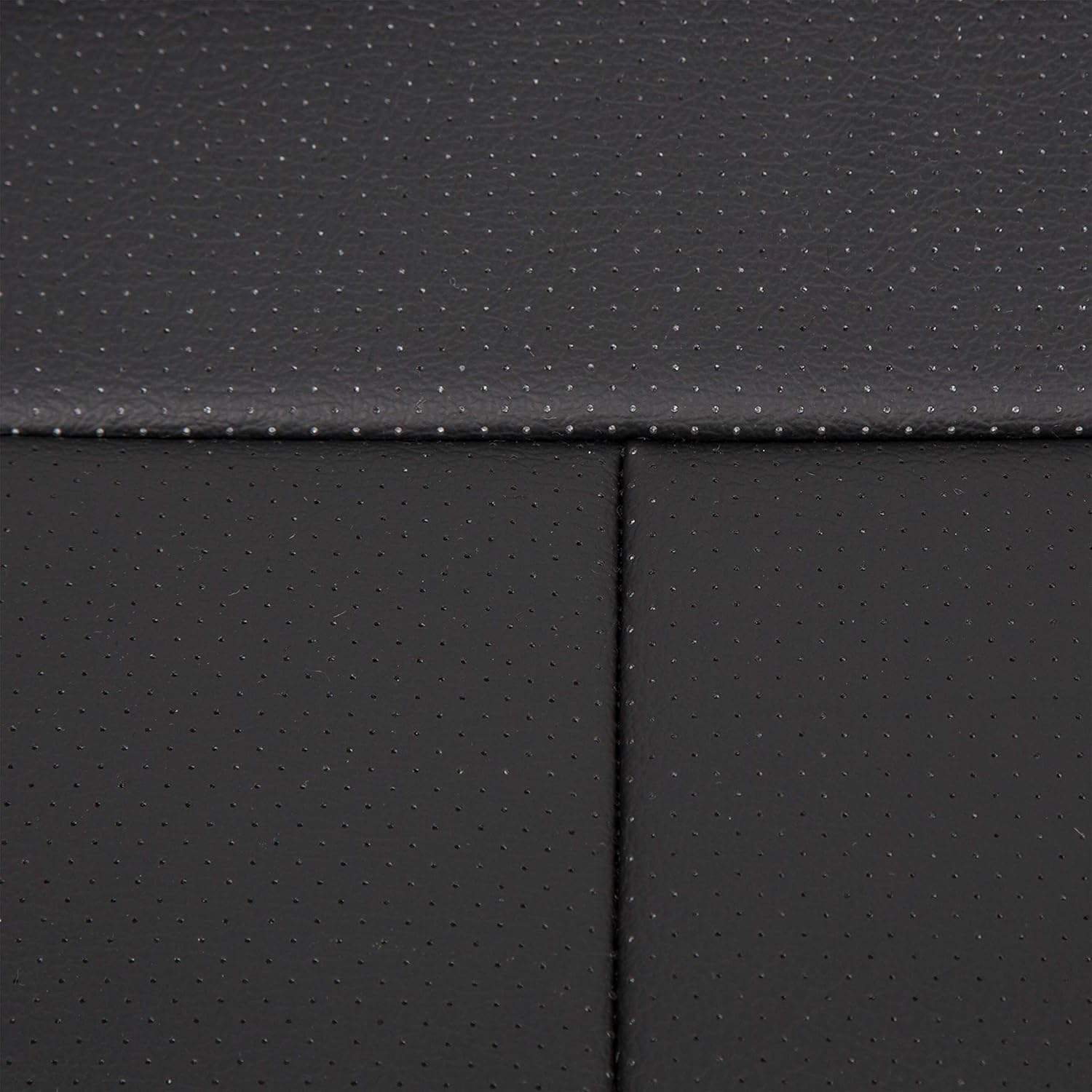 Black Synthetic Leather Seat Covers for Ford F150 Super Crew O214