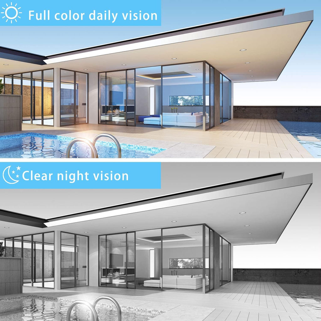 3MP 2K PTZ Outdoor Security Camera with Auto Tracking, Color Night Vision, IP66 Waterproof F640