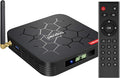 Android TV Box 4GB RAM 64GB ROM Quad-core 4K Ultra HD Bluetooth Pack of 2 K9330