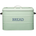 Large Metal Bread Bin Sage Green X31300