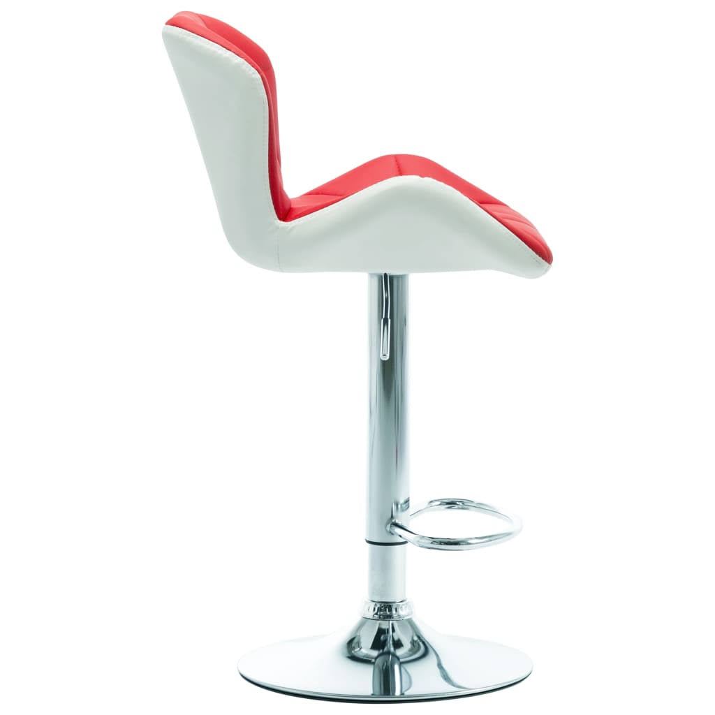 Orange Faux Leather Bar Stool J23864