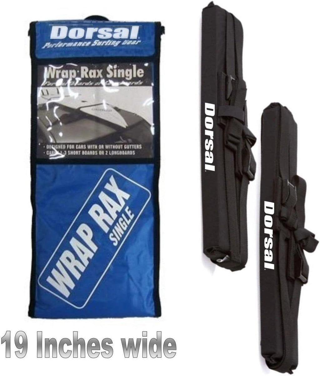 Soft Roof Surfboard Racks with Corrosion Resistant Buckles, Pack of 2 N408