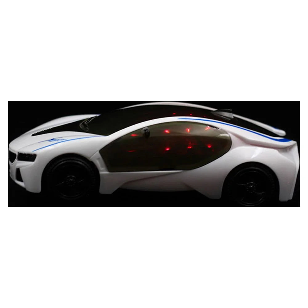 3D Supercar Style Electric Toy Car with Wheel Lights & Music B23696
