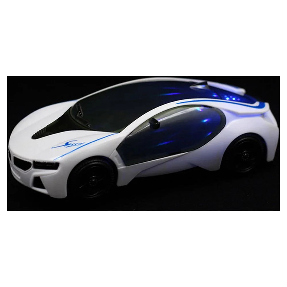 3D Supercar Style Electric Toy Car with Wheel Lights & Music B23696