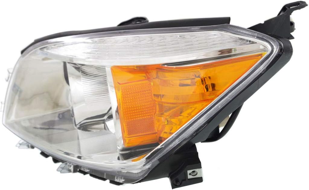 Chrome Bezel Headlight Assembly Driver Side J2265